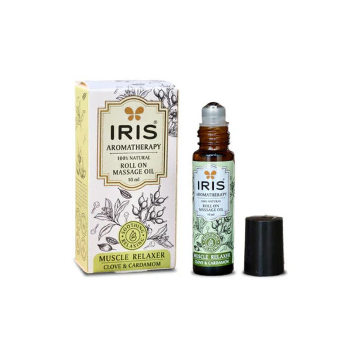 IRIS Aromatherapy Muscle Relaxer Roll-On Massage Oil - 10ml
