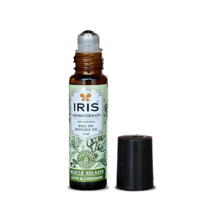 IRIS Aromatherapy Muscle Relaxer Roll-On Massage Oil - 10ml