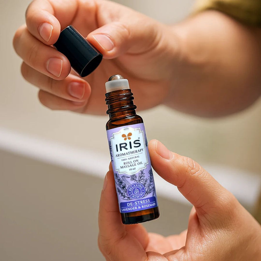 IRIS Aromatherapy De-Stress Roll-On Massage Oil - 10ml