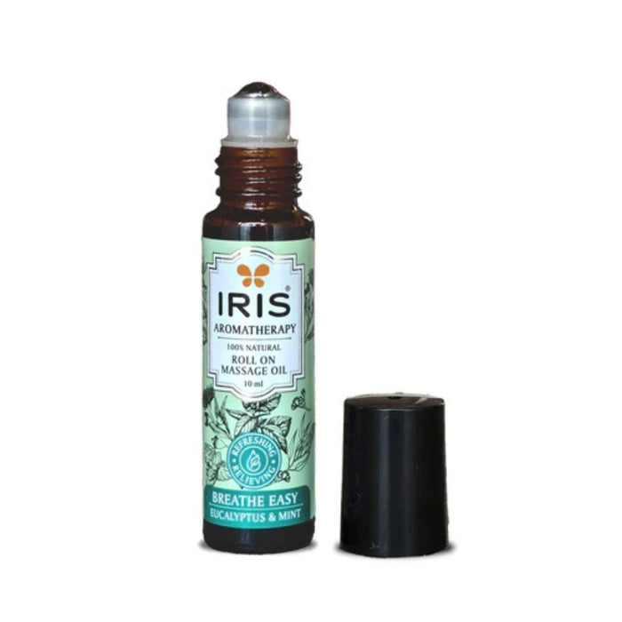 IRIS Aromatherapy Breathe Easy Roll-On Massage Oil - 10ml