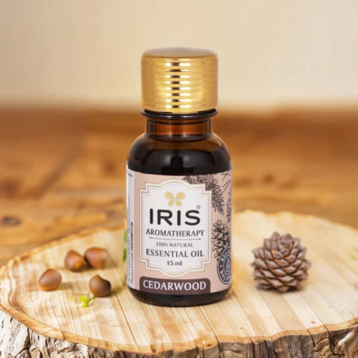 IRIS Aromatherapy Cedarwood Essential Oil – 15ml