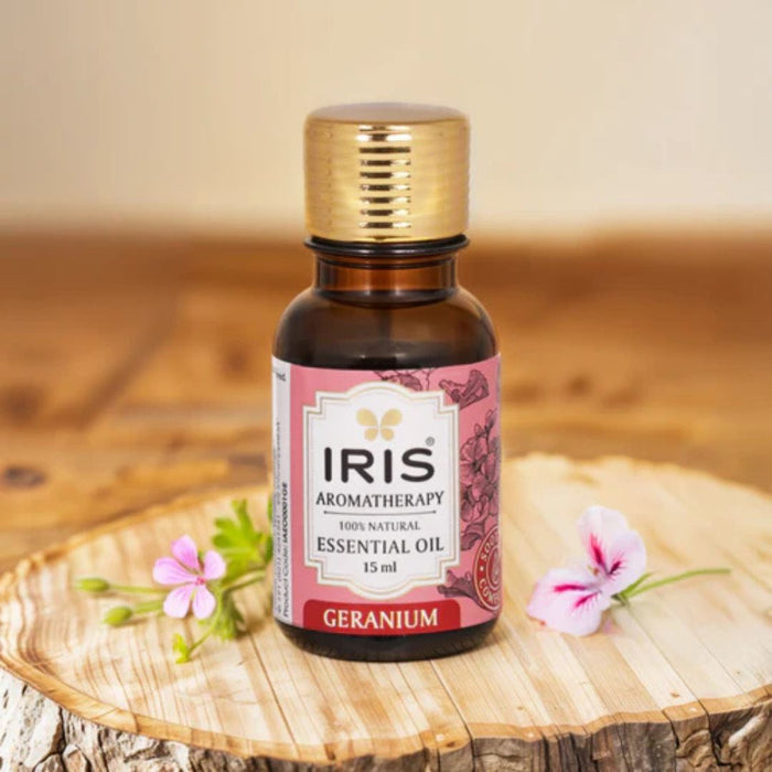 IRIS Aromatherapy Geranium Essential Oil - 15ml