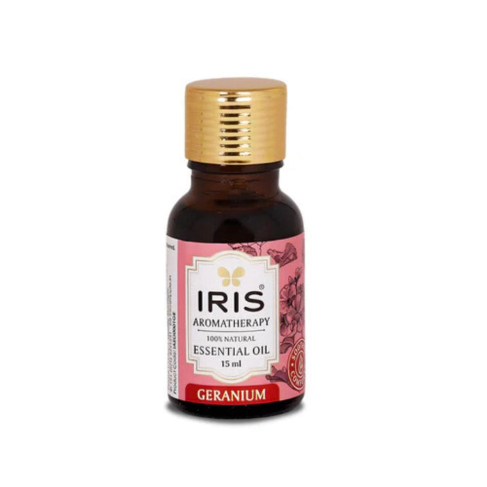 IRIS Aromatherapy Geranium Essential Oil - 15ml