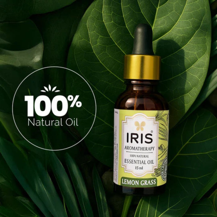 IRIS Aromatherapy Lemongrass Essential Oil - 15ml