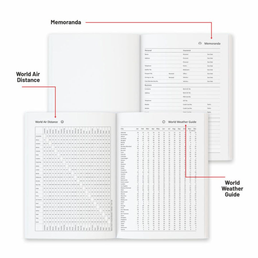 Anupam Flxy 2026 Diary – Dated Daily Planner