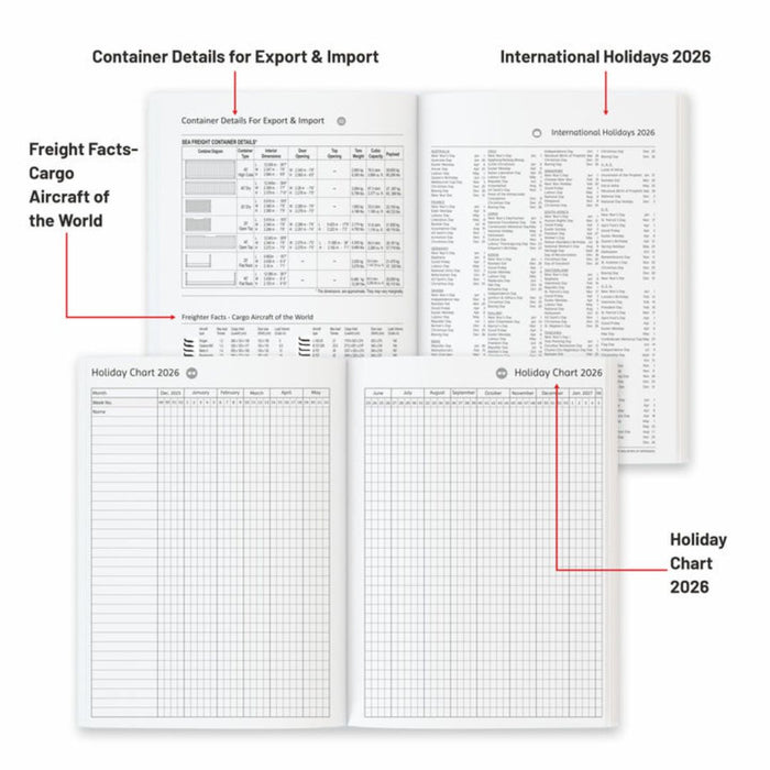 Anupam Flxy 2026 Diary – Dated Daily Planner