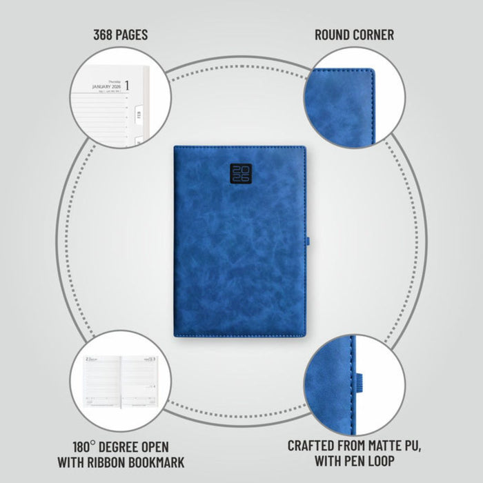 Anupam Merito 2026 Diary – Dated Daily Planner