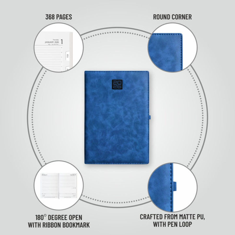 Anupam Merito 2026 Diary – Dated Daily Planner