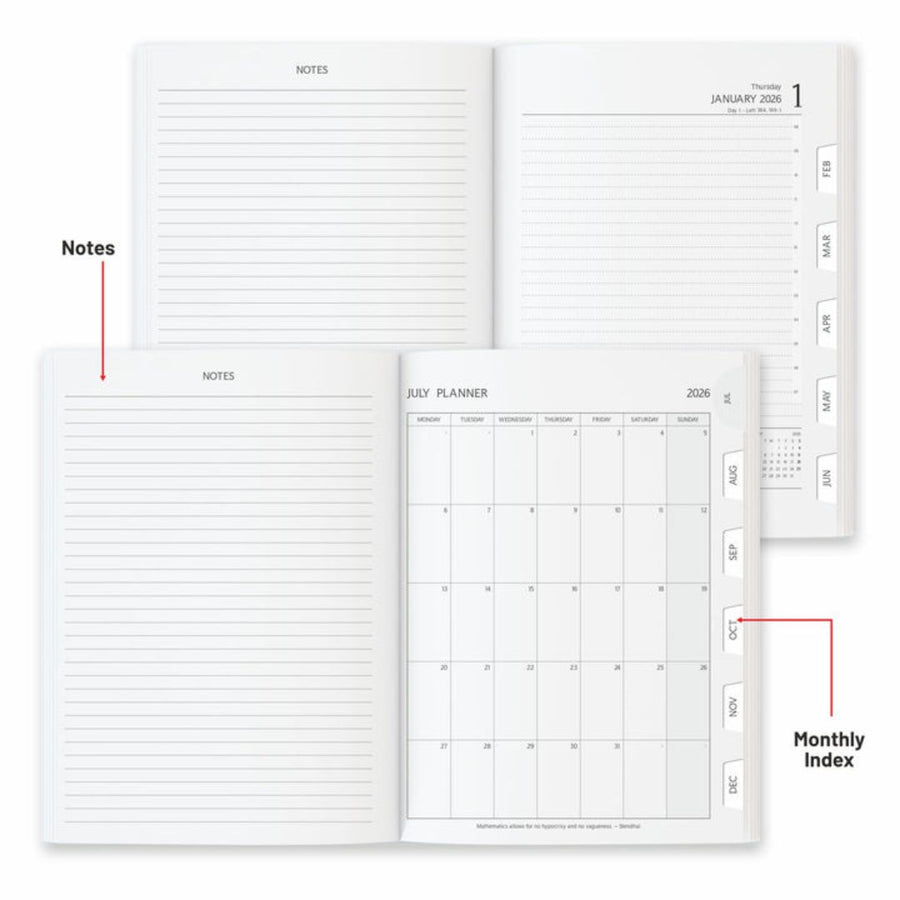 Anupam Merito 2026 Diary – Dated Daily Planner