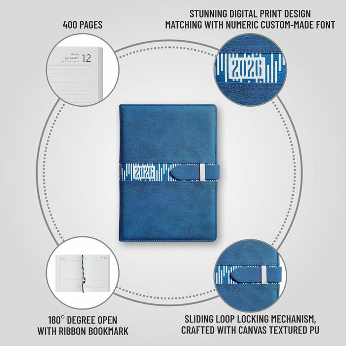 Anupam Slide 2026 Diary – Dated Daily Planner