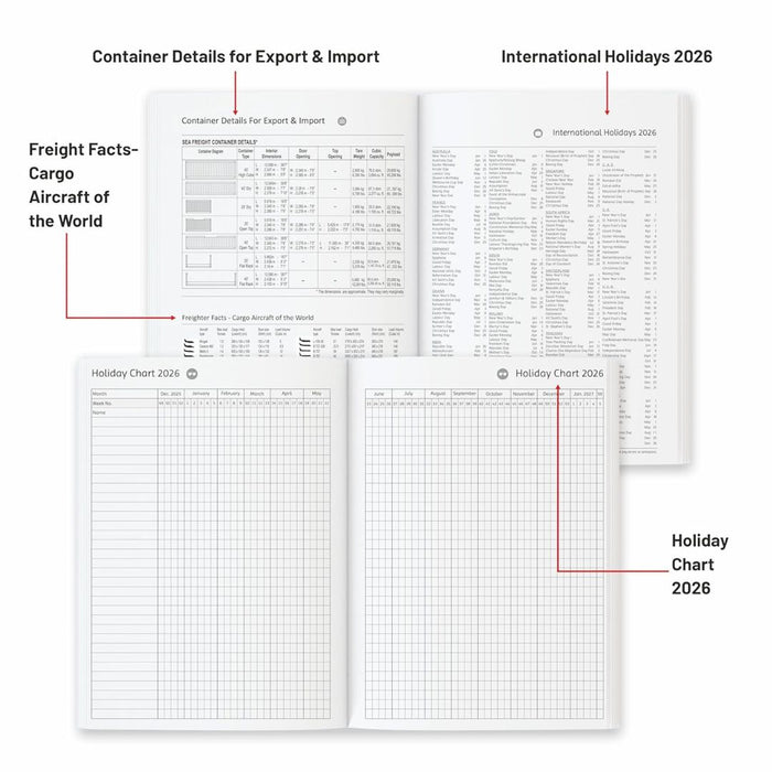 Anupam Accent 2026 Diary – Dated Daily Planner