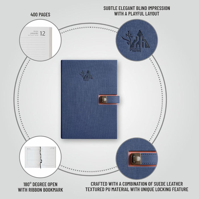 Anupam Spark 2026 Diary – Dated Daily Planner