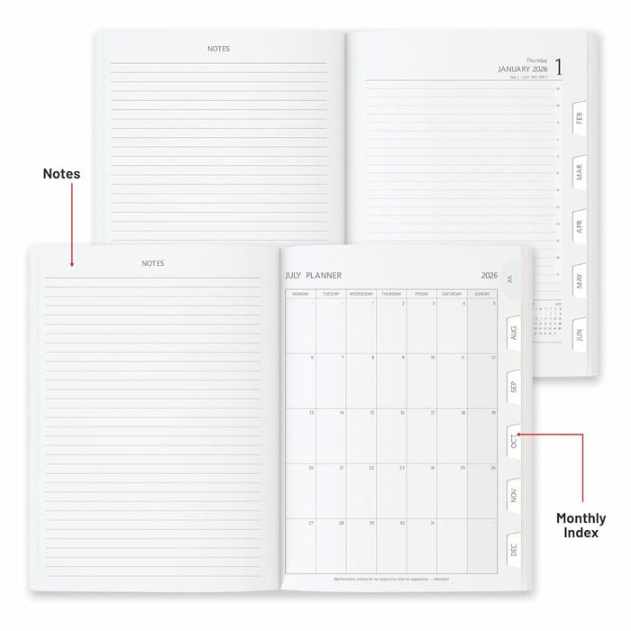 Anupam Fash 2026 Diary – Dated Daily Planner