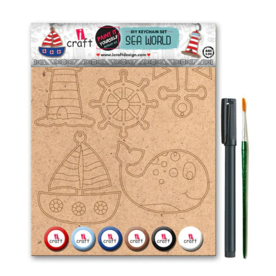 iCraft DIY Keychain Set – Sea World