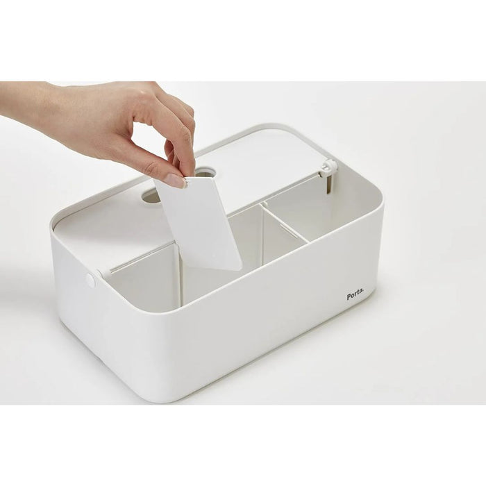 LITEM Porta Fold Storage Box - White