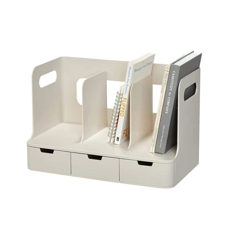LITEM OLIO Book Rack with 3 Drawers