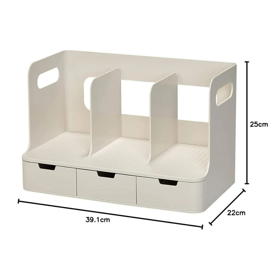 LITEM OLIO Book Rack with 3 Drawers