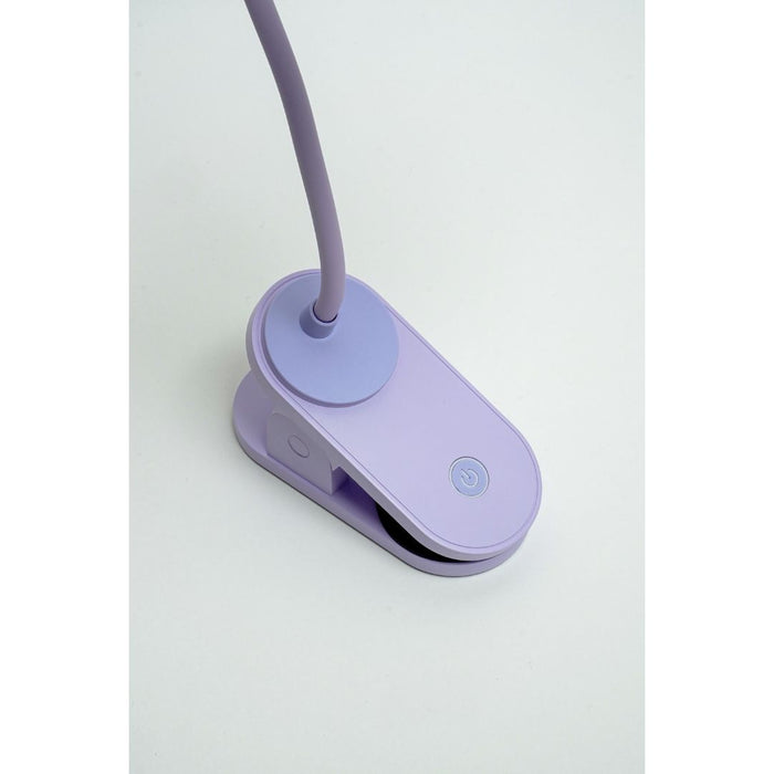 LONGDA - Clip-on Charging Desk Lamp - Lavender