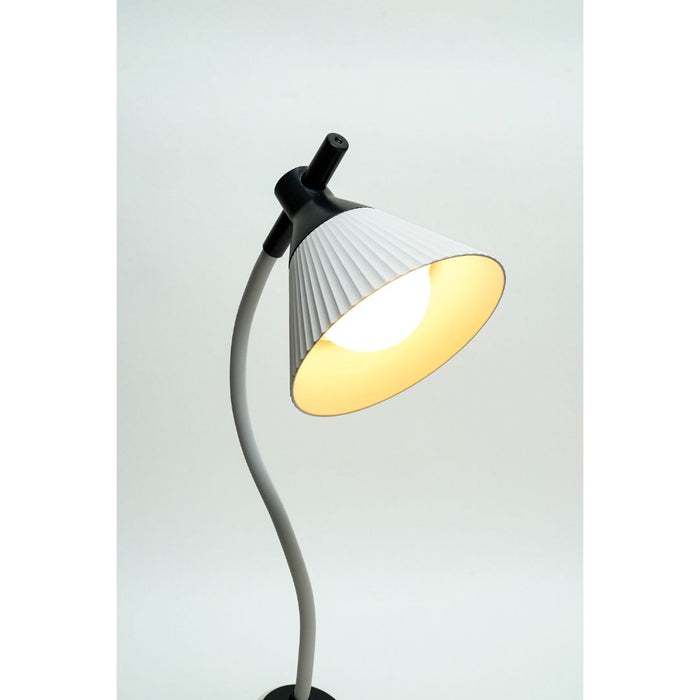 LONGDA - Clip-on Charging Desk Lamp - White