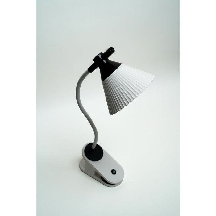 LONGDA - Clip-on Charging Desk Lamp - White