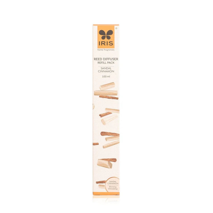 IRIS Sandal Cinnamon Reed Diffuser Refill Set - 100ml