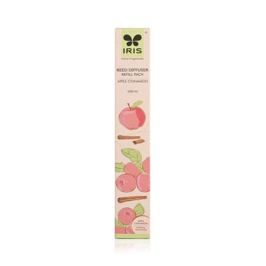 IRIS Apple Cinnamon Reed Diffuser Refill Set - 100ml