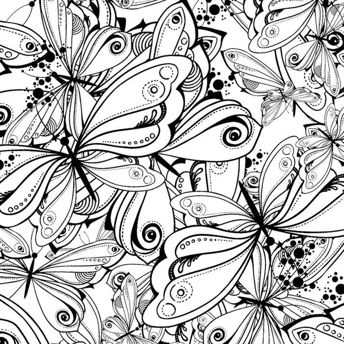 Butterflies – Just Add Color Series (Paperback)