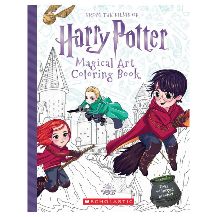 Harry Potter Magical Art Coloring Book - Paperback