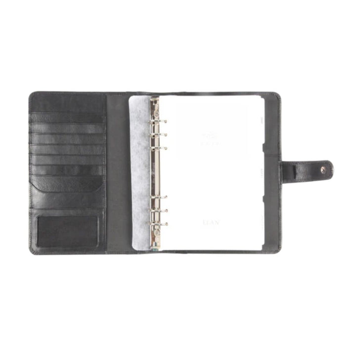 ELAN Leather Business Planner 2026 – Large Dated Organizer - Black