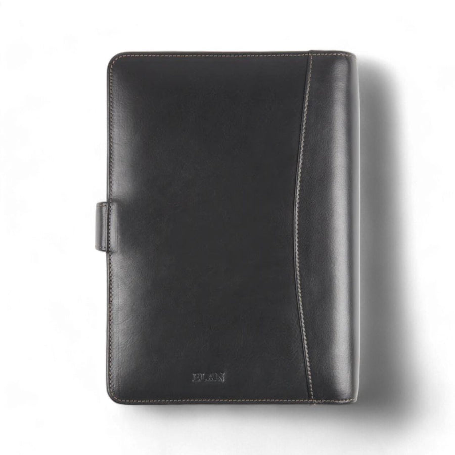 ELAN Leather Business Planner 2026 – Large Dated Organizer - Black