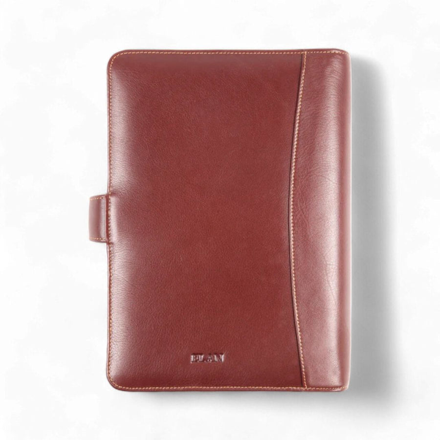 ELAN Leather Business Planner 2026 – Large Brown Dated Organizer