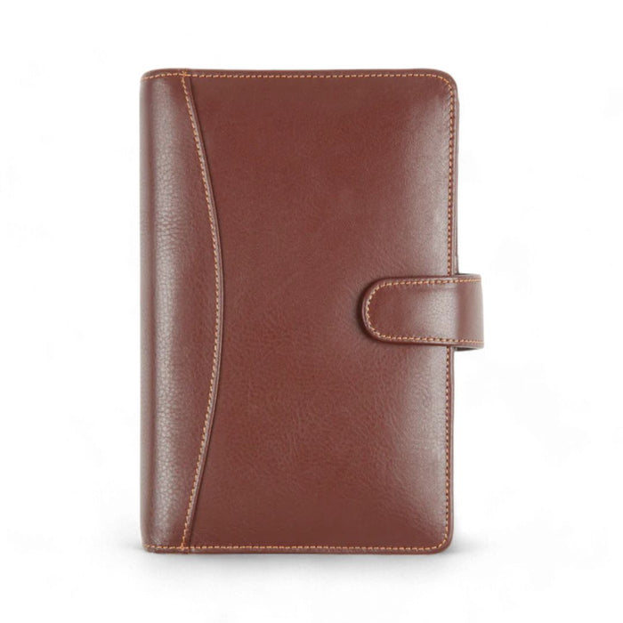 ELAN Leather Executive Planner 2026 – Medium Brown Dated Journal for Professionals