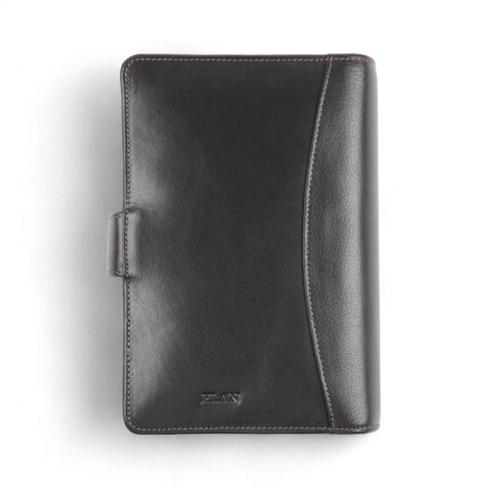 ELAN Leather Executive Planner 2026 – Medium Black Dated Journal for Professionals