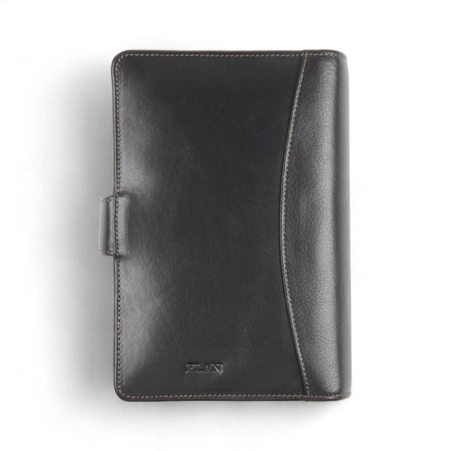 ELAN Leather Executive Planner 2026 – Medium Black Dated Journal for Professionals
