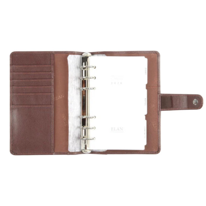 ELAN Foam Executive Planner 2026 – Medium Daily Organizer for Work (Brown)