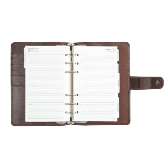 ELAN Foam Executive Planner 2026 – Medium Daily Organizer for Work (Brown)