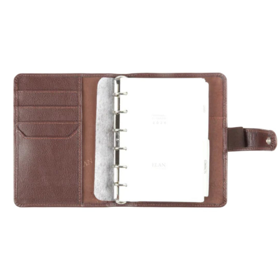 ELAN Foam Personal Planner 2026 – Compact Organizer for Goals & Notes (Brown)