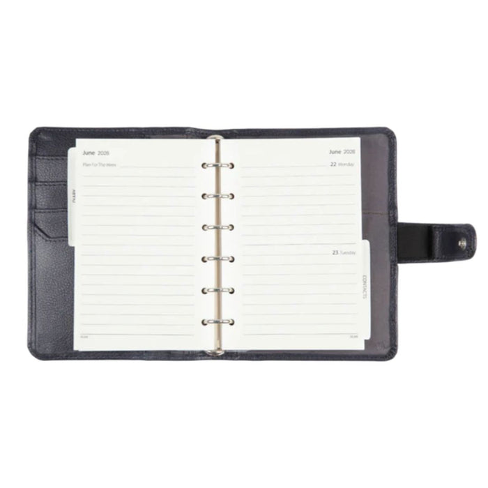 ELAN Foam Personal Planner 2026 – Compact Organizer for Goals & Notes (Black)