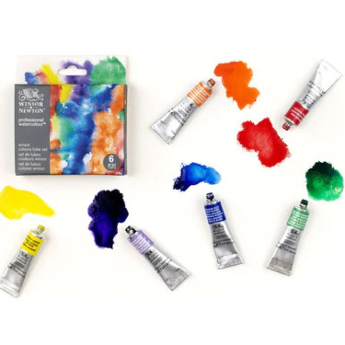 Winsor & Newton Professional Watercolour – 6 x 5ml Tube Set
