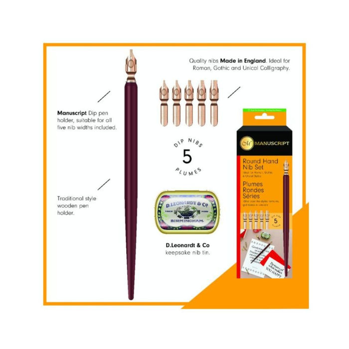 MANUSCRIPT – Round Hand Nib Set