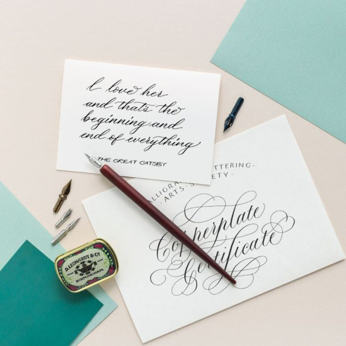 MANUSCRIPT – Copperplate & Shadow Calligraphy Set