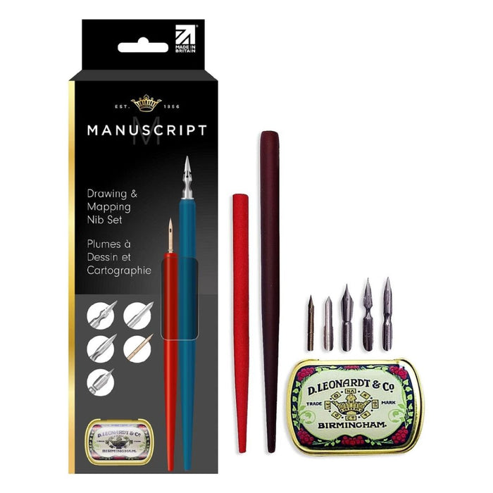 Manuscript Drawing & Mapping Nib Sets