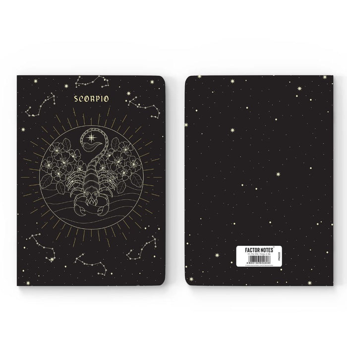 Factor Notes Pursuit Series Notebook - Scorpio