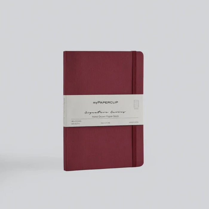myPAPERCLIP Signature Series Notebook – A5 (Bordeaux)