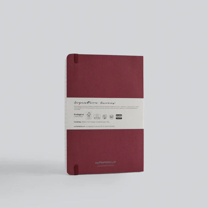 myPAPERCLIP Signature Series Notebook – A5 (Bordeaux)