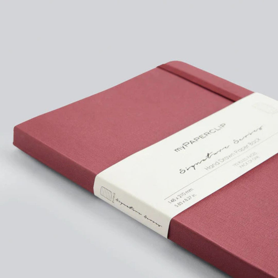 myPAPERCLIP Signature Series Notebook – A5 (Bordeaux)