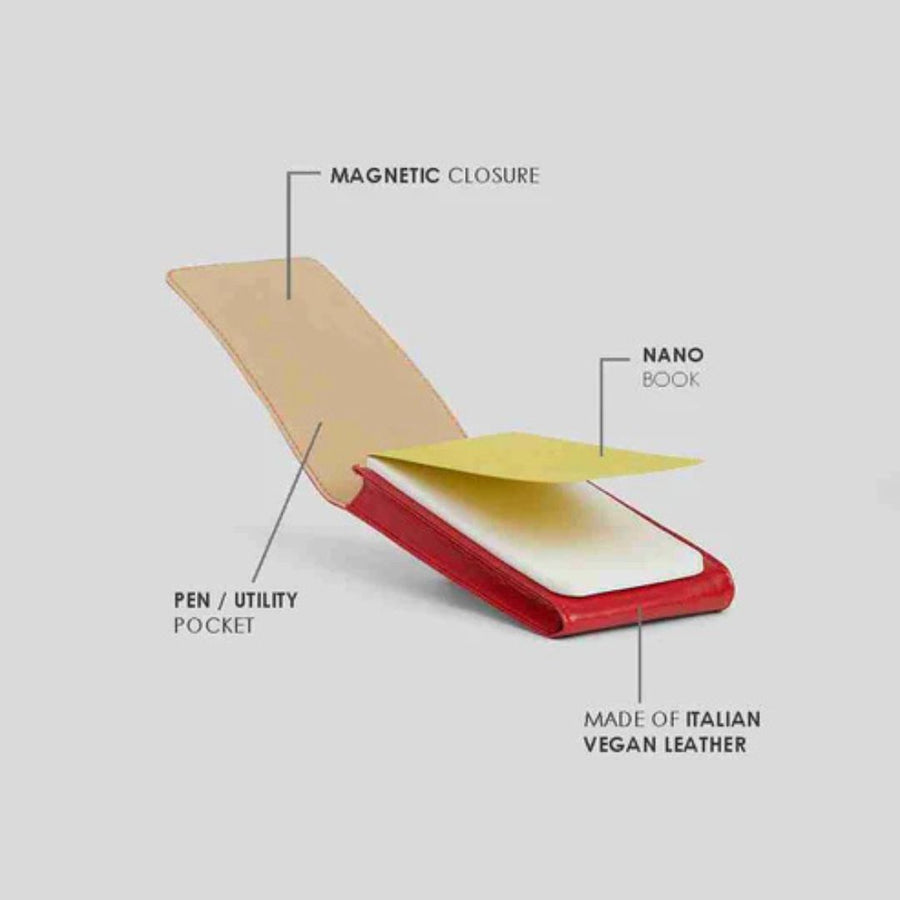 myPAPERCLIP Classic Flippy Journal – Flippy Nano (Red)