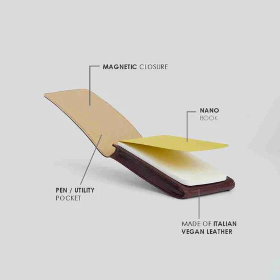 myPAPERCLIP Classic Flippy Journal – Flippy Nano (Brown)