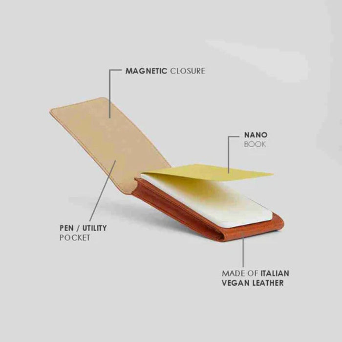 myPAPERCLIP Classic Flippy Journal – Flippy Nano (Tan)