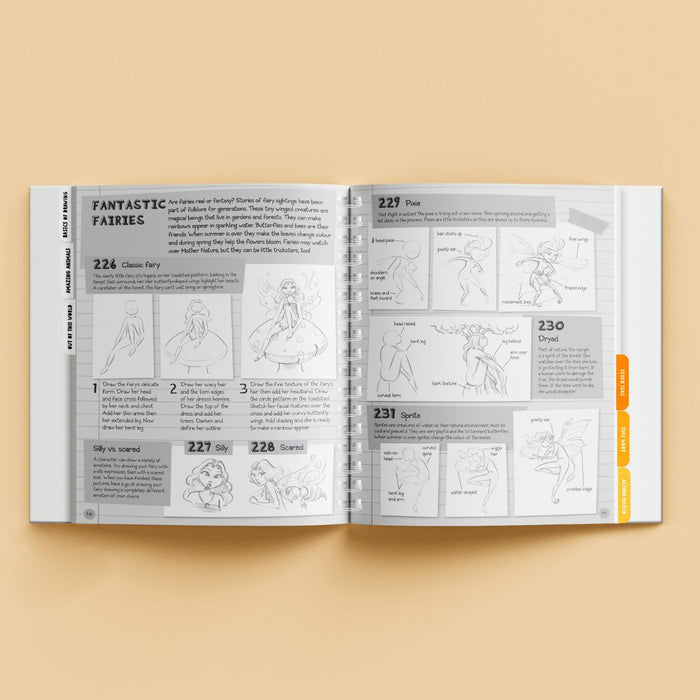 You Can Sketch Anything! – 501 Step-by-Step Drawing Ideas for Kids & Beginners (Unbinders)